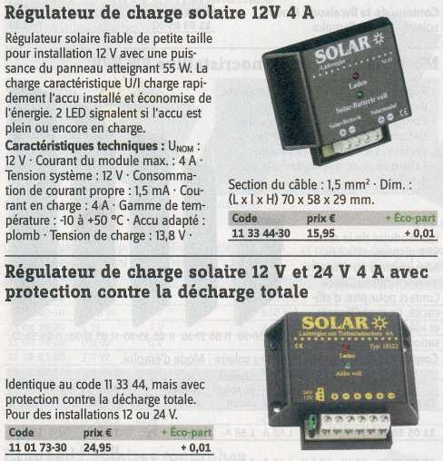 batterie solaire ne charge plus